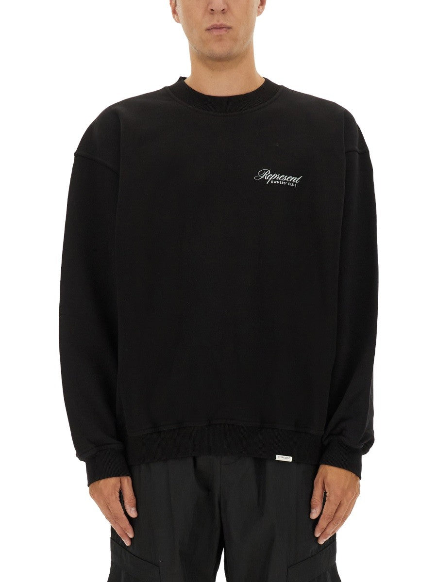 Represent "OWNERS CLUB SCRIPT" SWEATSHIRT