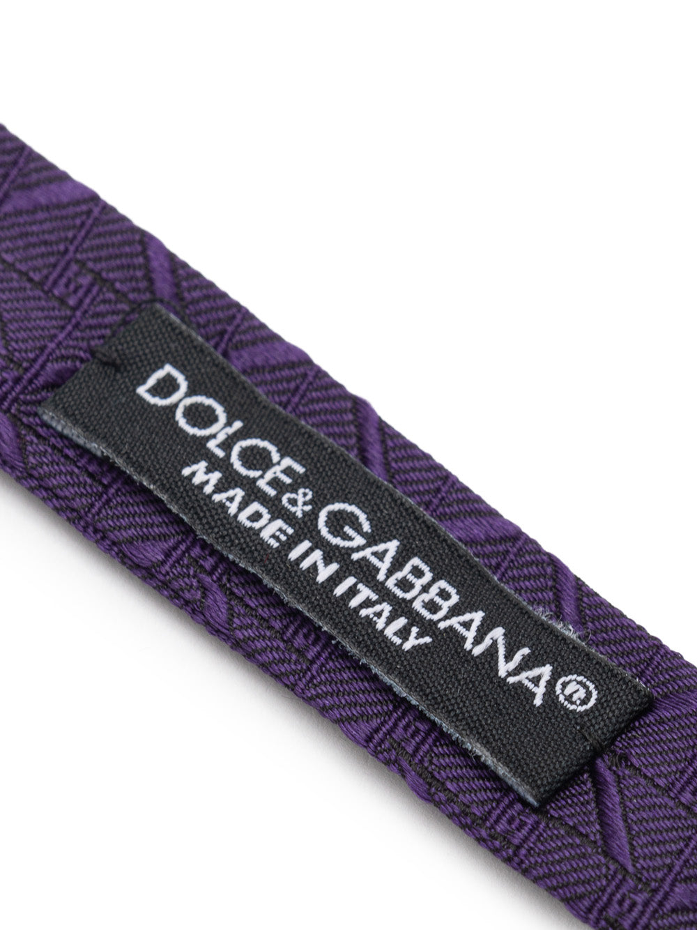 Dolce & Gabbana Purple Silk Bow Tie