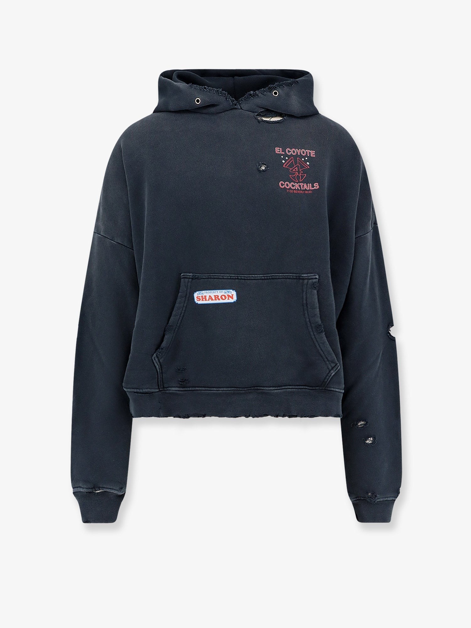 PALY Paly cotton sweatshirt with Destroyed effect