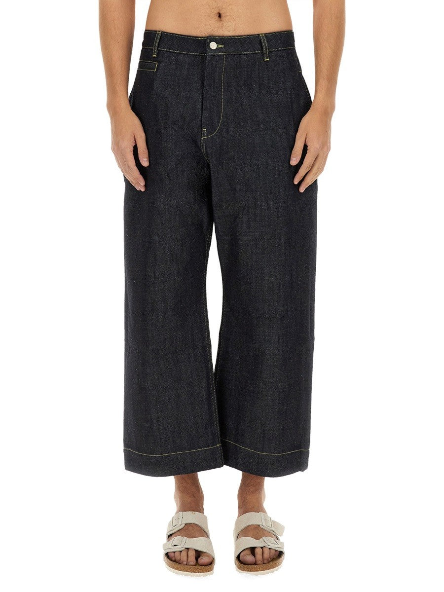 STUDIO NICHOLSON PANTALONE IN DENIM