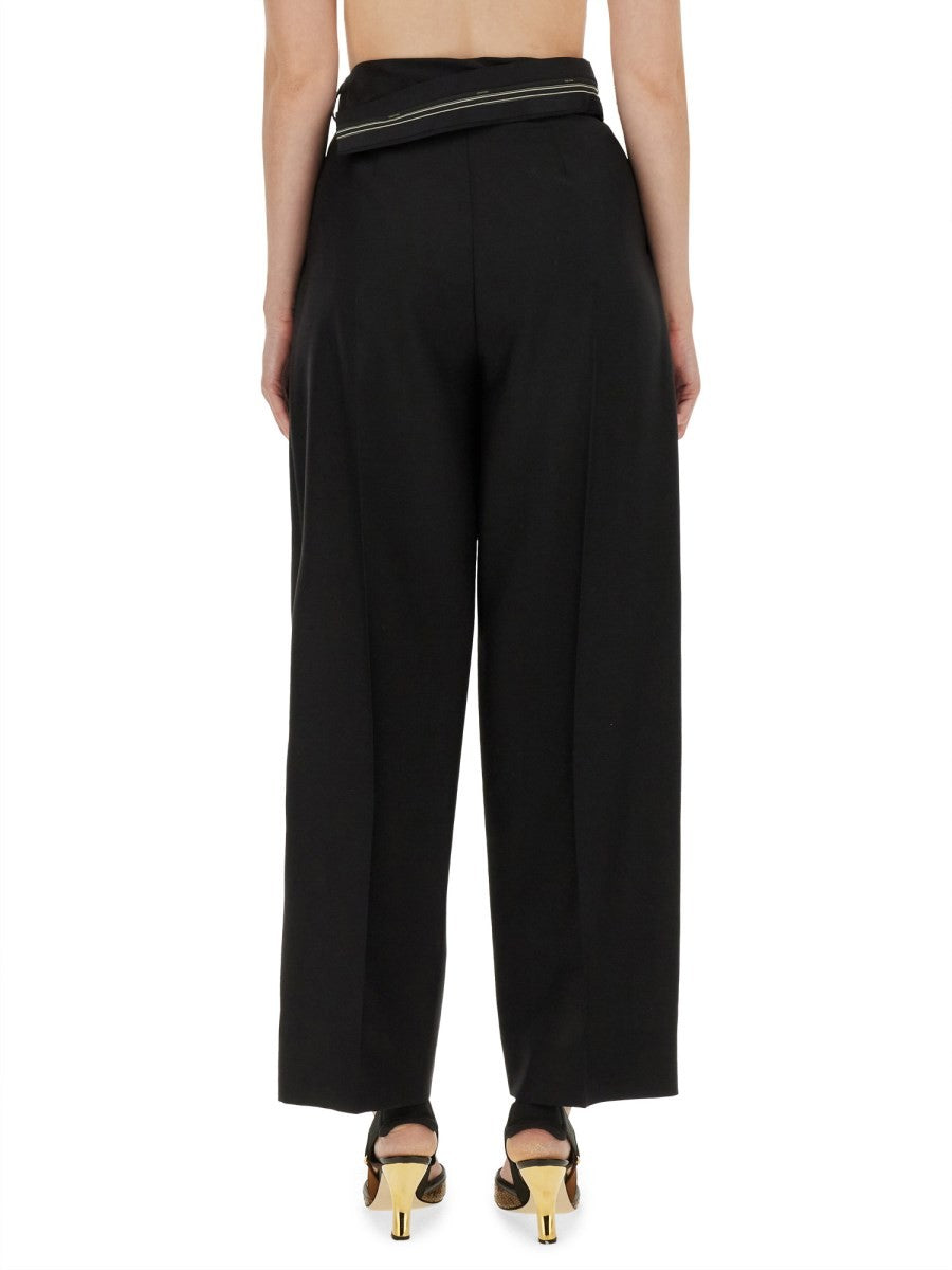 Fendi PANTS WITH ASYMMETRICAL WAIST