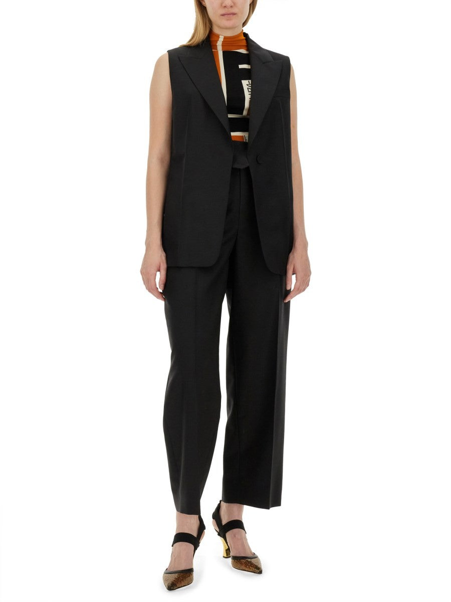 Fendi PANTS WITH ASYMMETRICAL WAIST