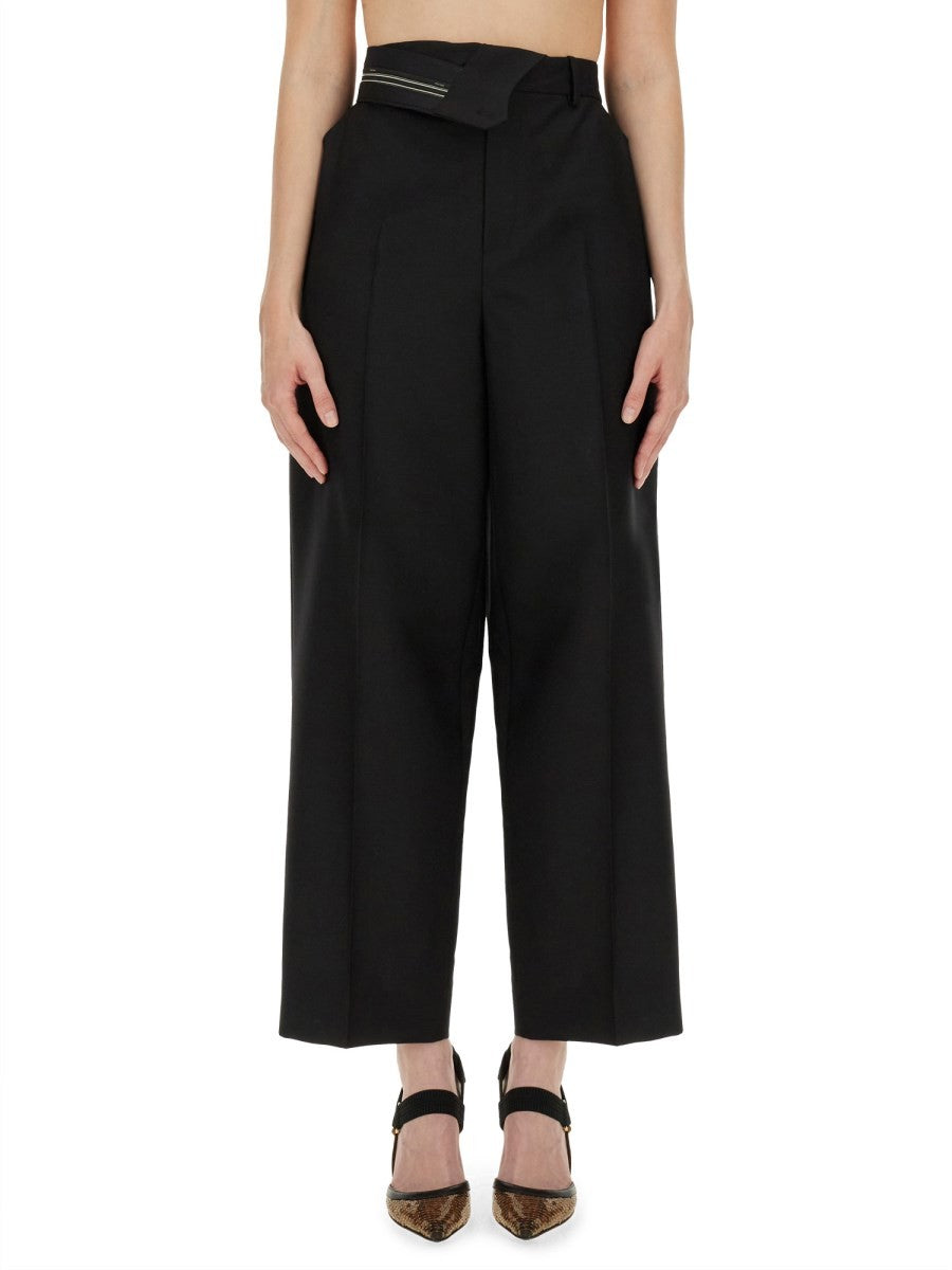 Fendi PANTS WITH ASYMMETRICAL WAIST