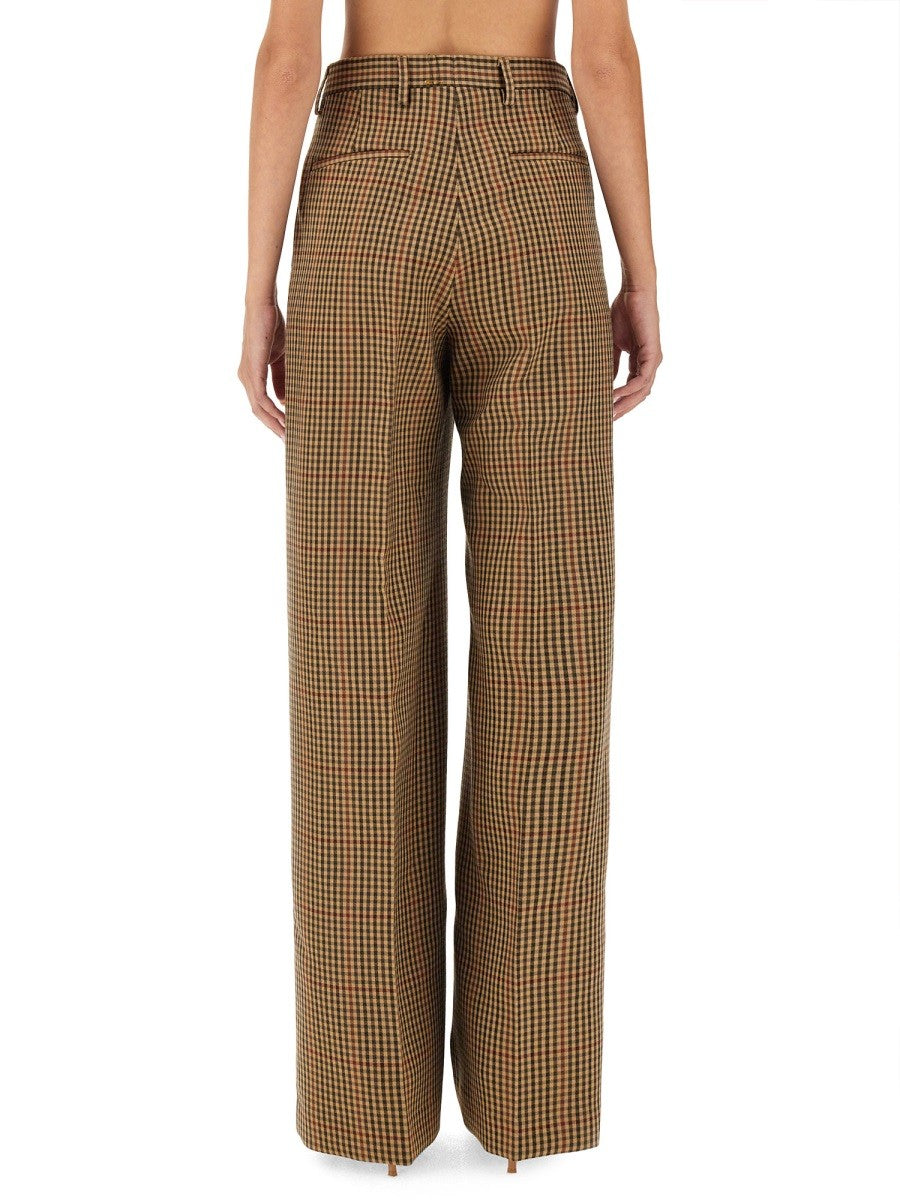 Dries Van Noten PANTS WITH CHECK PATTERN