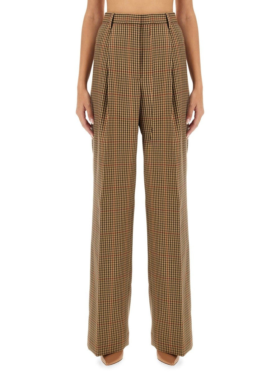 Dries Van Noten PANTS WITH CHECK PATTERN