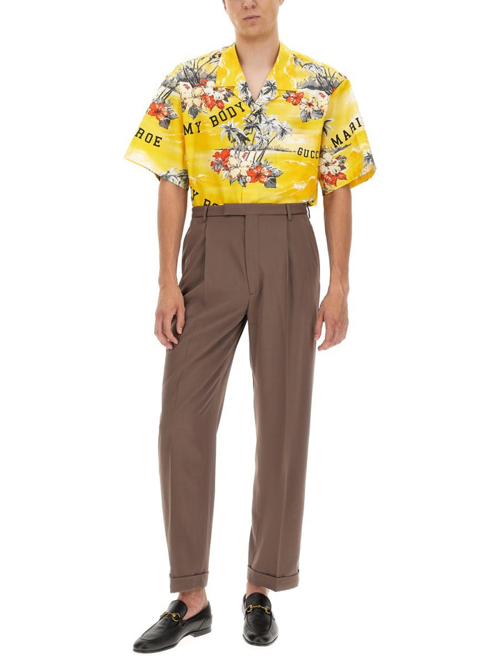 Gucci PANTS WITH GUCCI LABEL