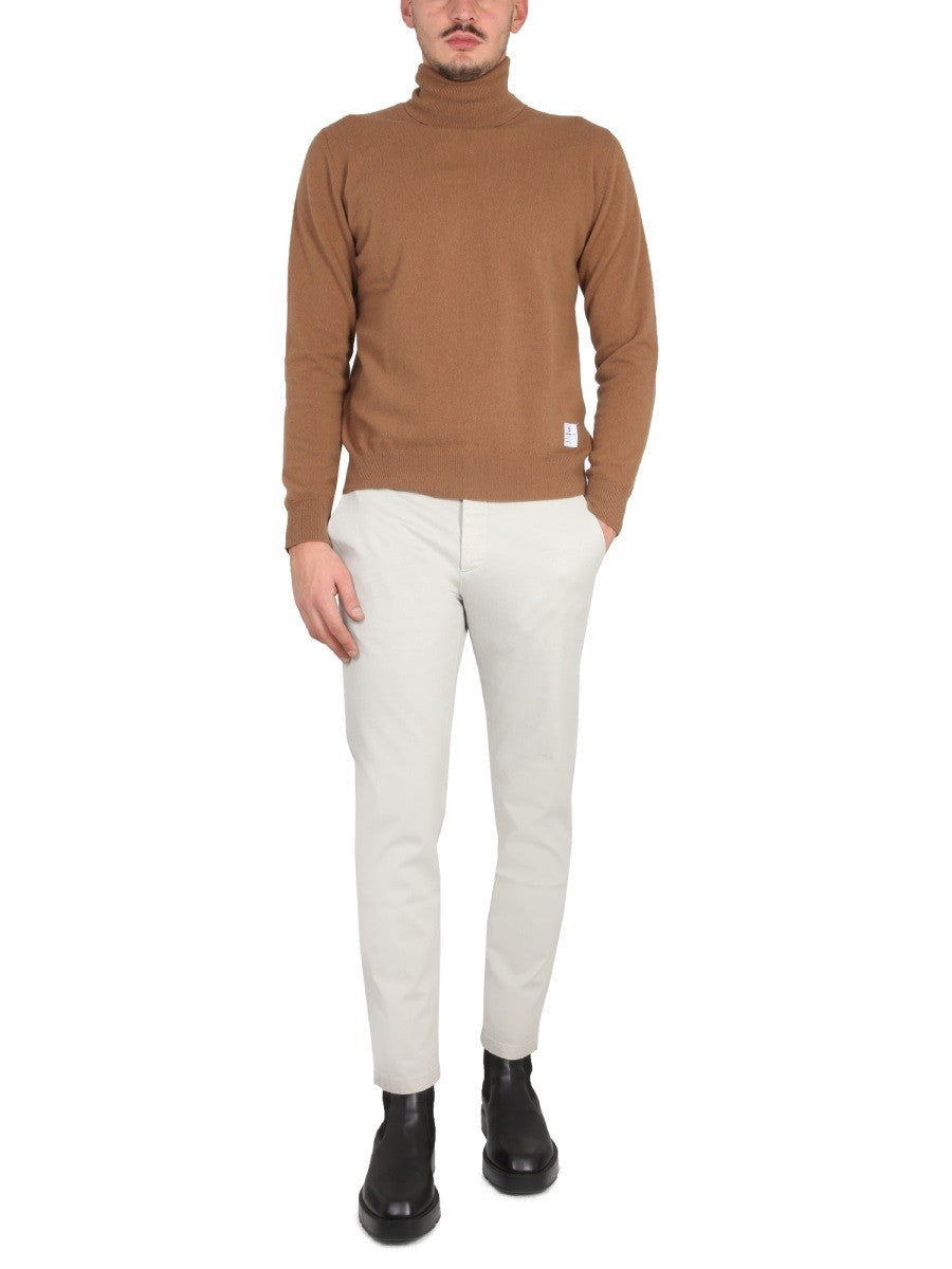 DEPARTMENT FIVE PANTS WITH LOGO PATCH