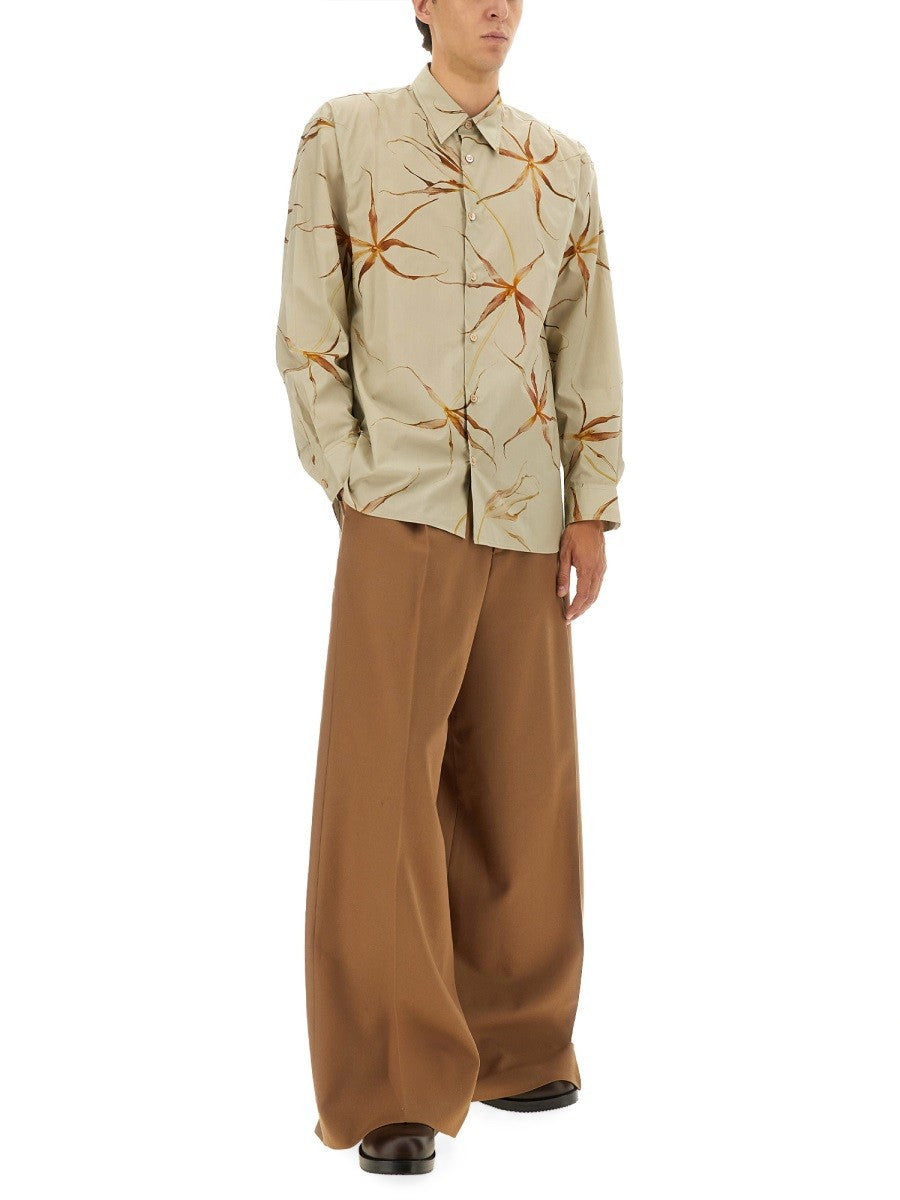 Dries Van Noten PANTS WITH PLEATS