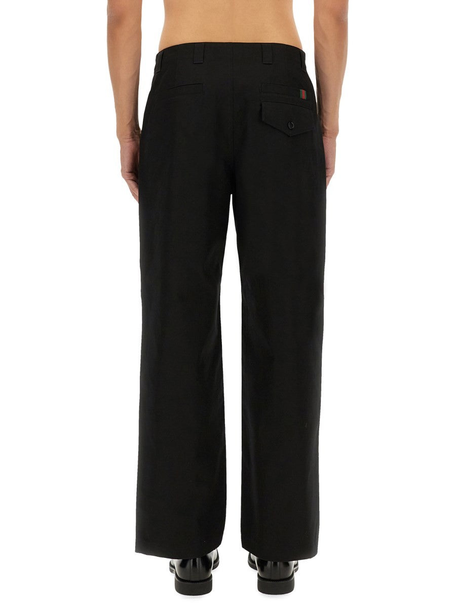Gucci PANTS WITH WEB DETAIL