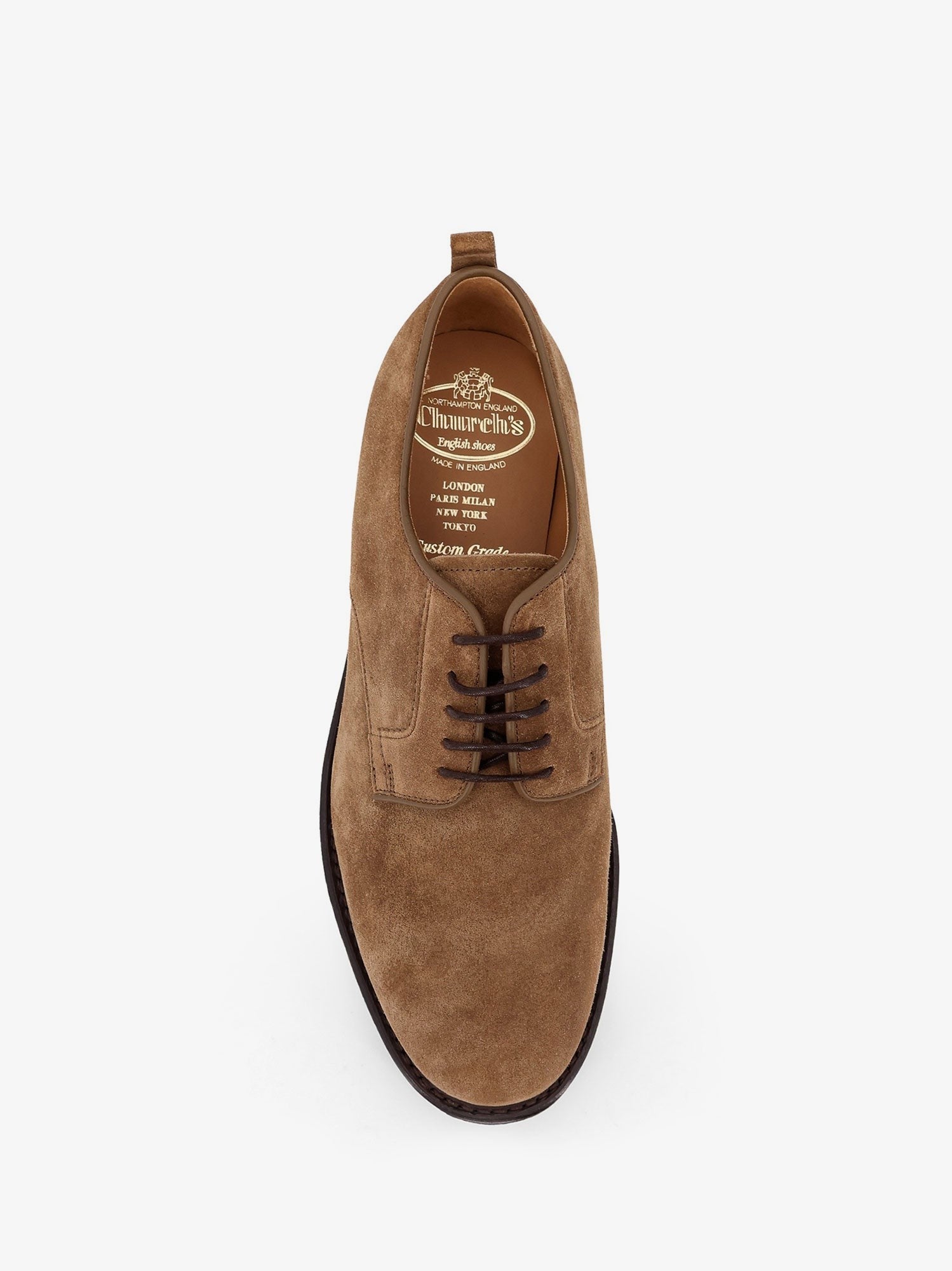 CHURCH'S Pentire 2.0 suede low-top lace-up shoes