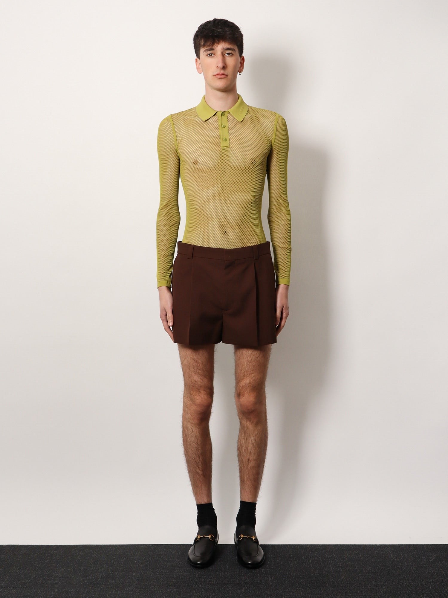 Gucci Perforated polo shirt