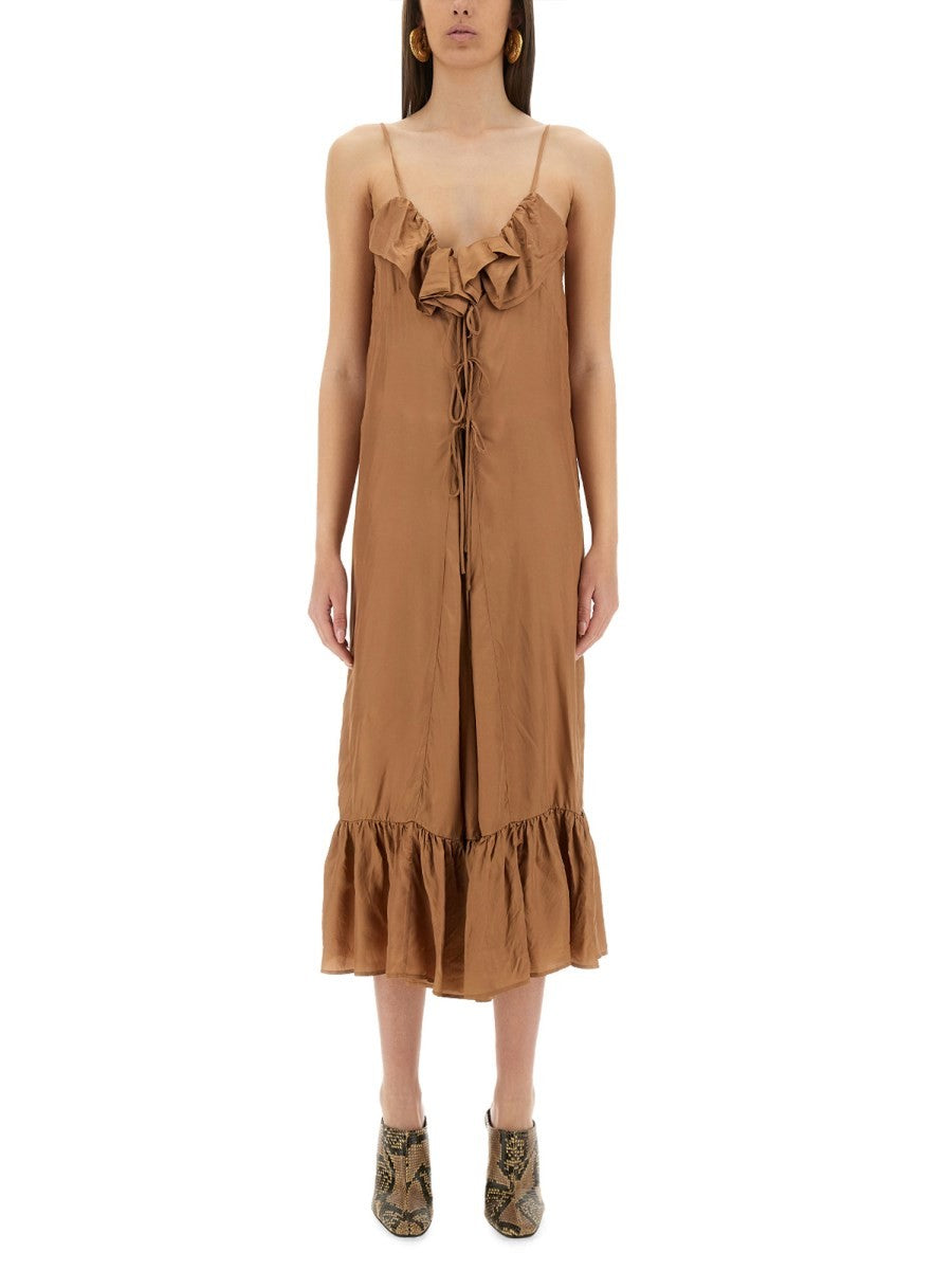Dries Van Noten PETTICOAT DRESS WITH RUFFLES