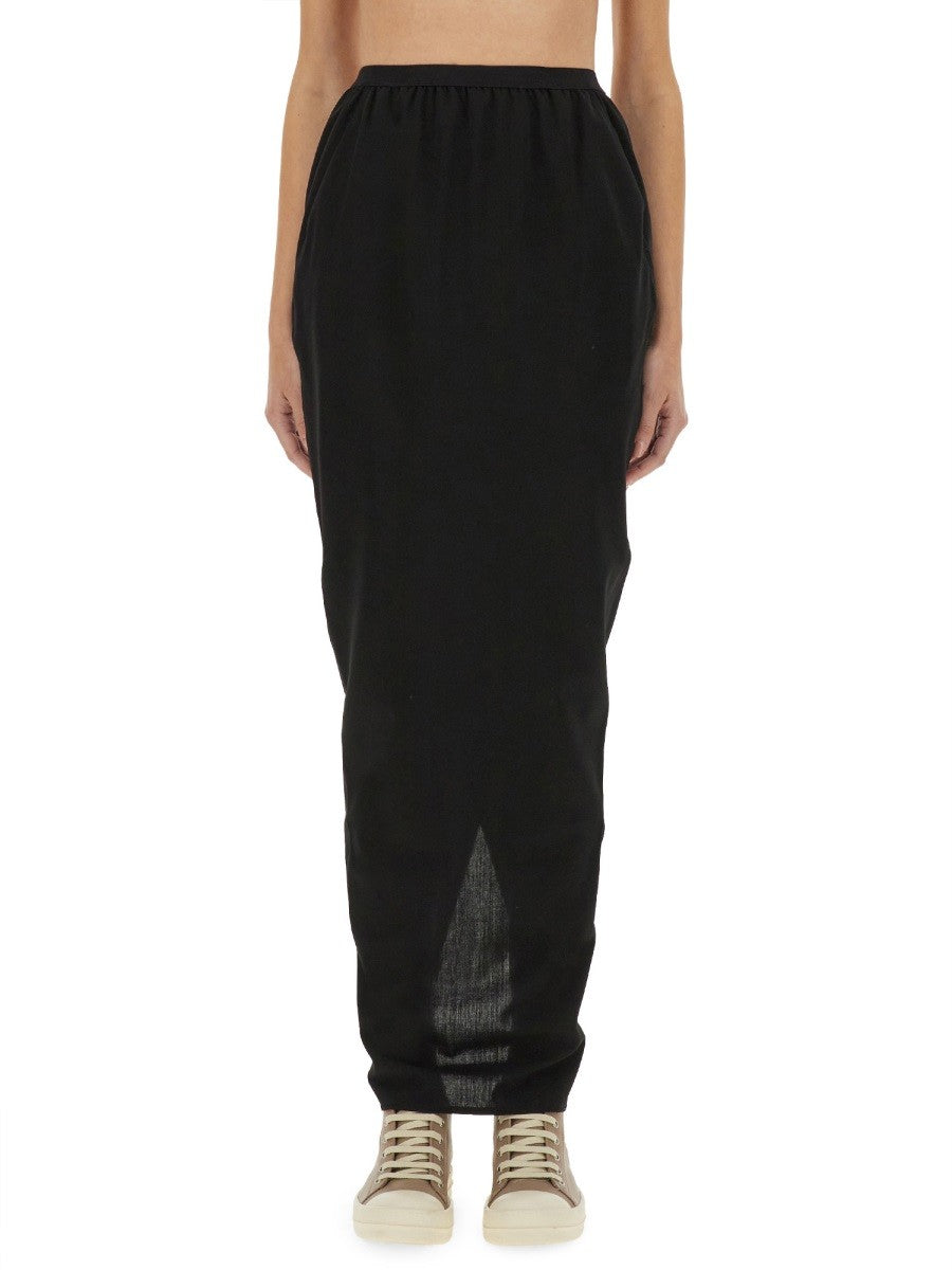 RICK OWENS "PILLAR" MAXI SKIRT