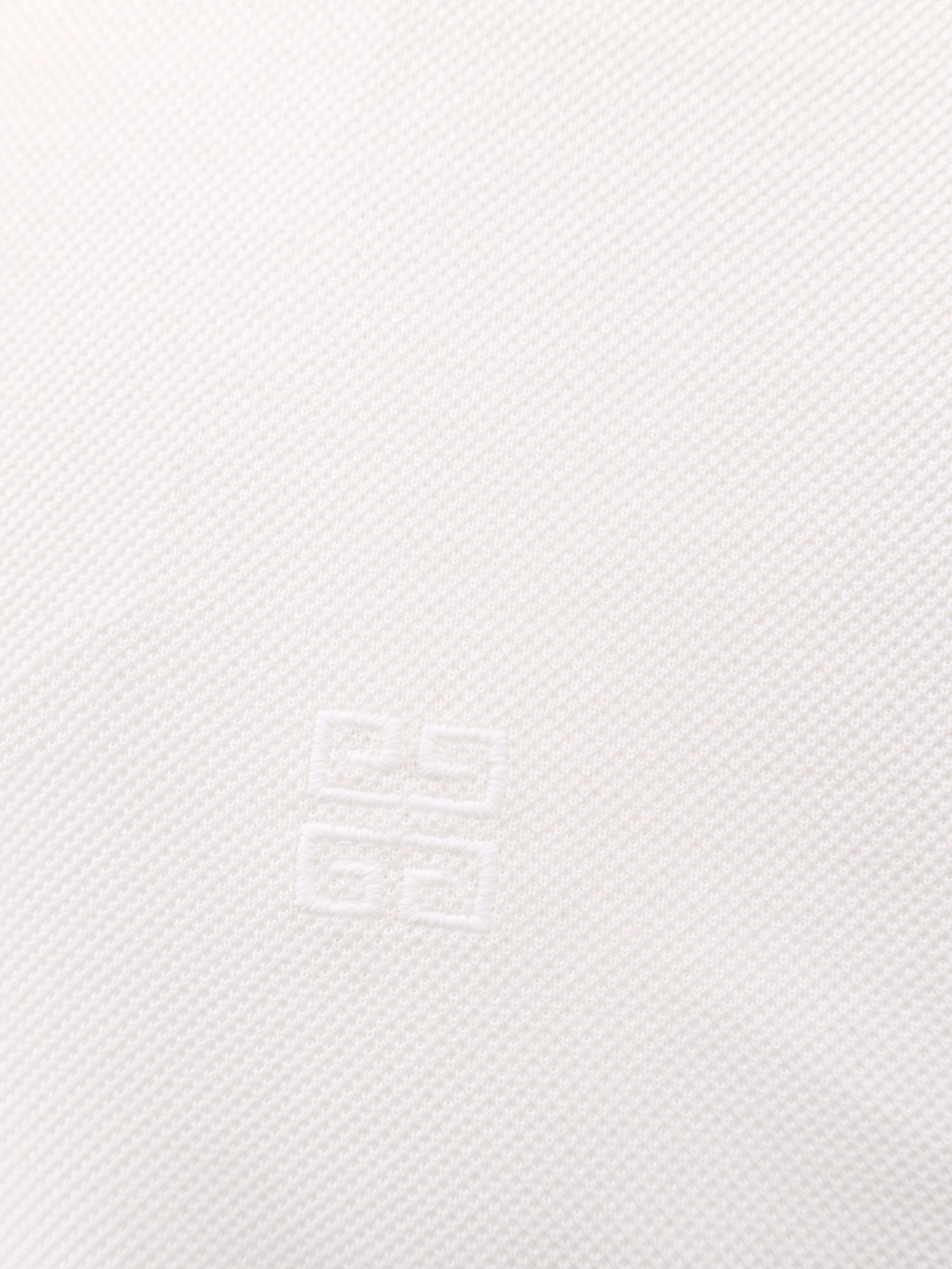 Givenchy Piqué cotton polo shirt with 4g embroidery