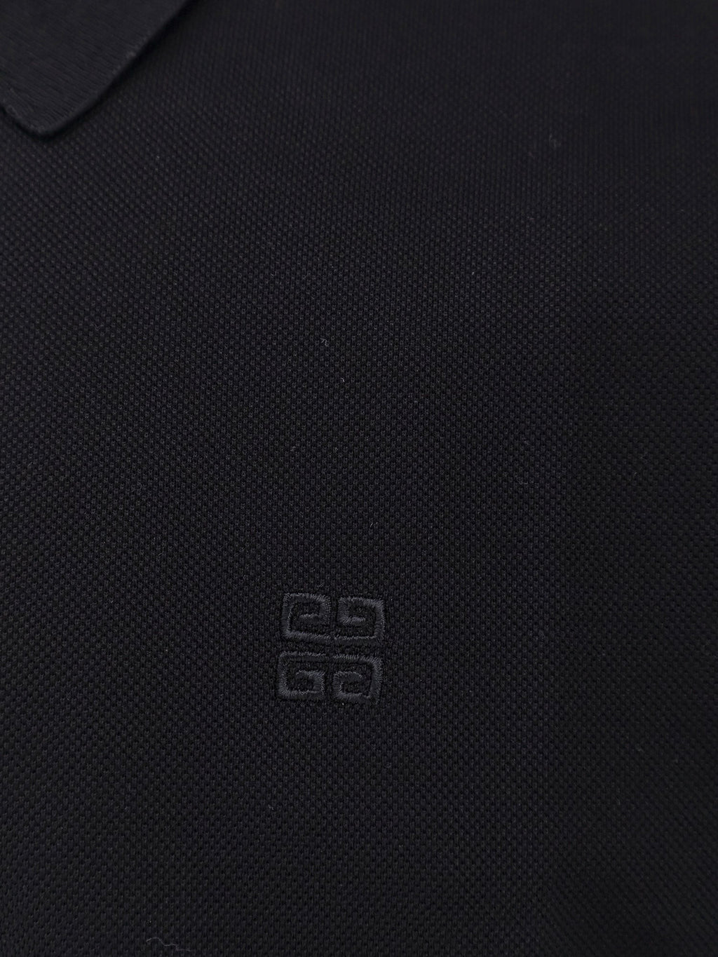 Givenchy Piqué cotton polo shirt with 4g embroidery
