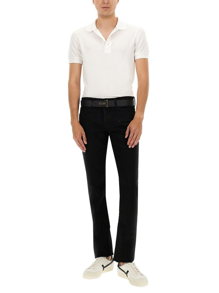 TOM FORD PIQUE POLO.