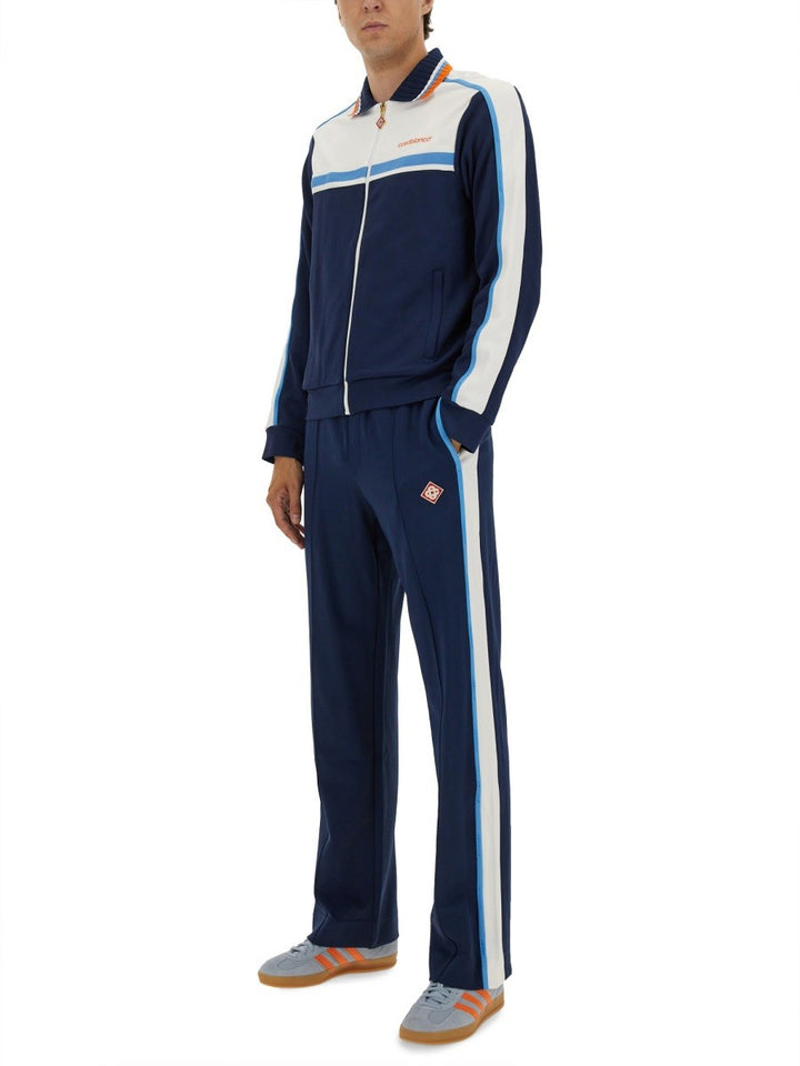 CASABLANCA PIQUE TRACK PANTS