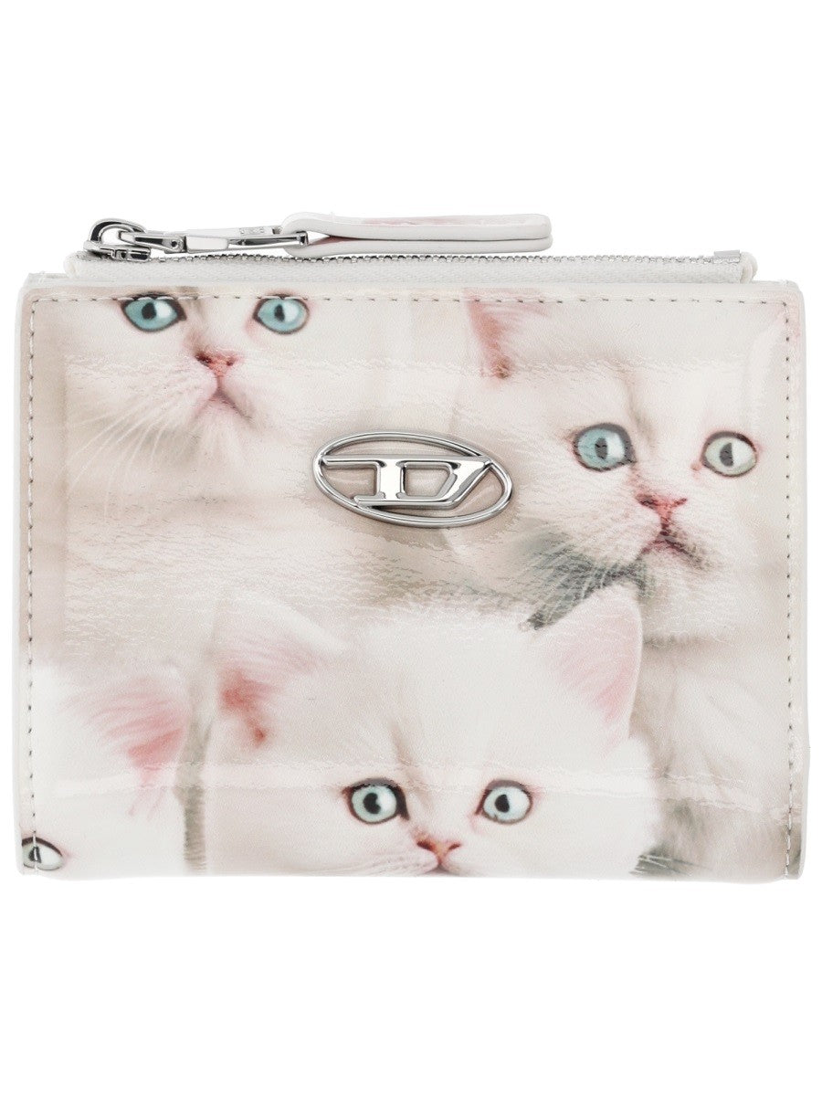 Diesel "PLAY BI-FOLD ZIPPER II" WALLET