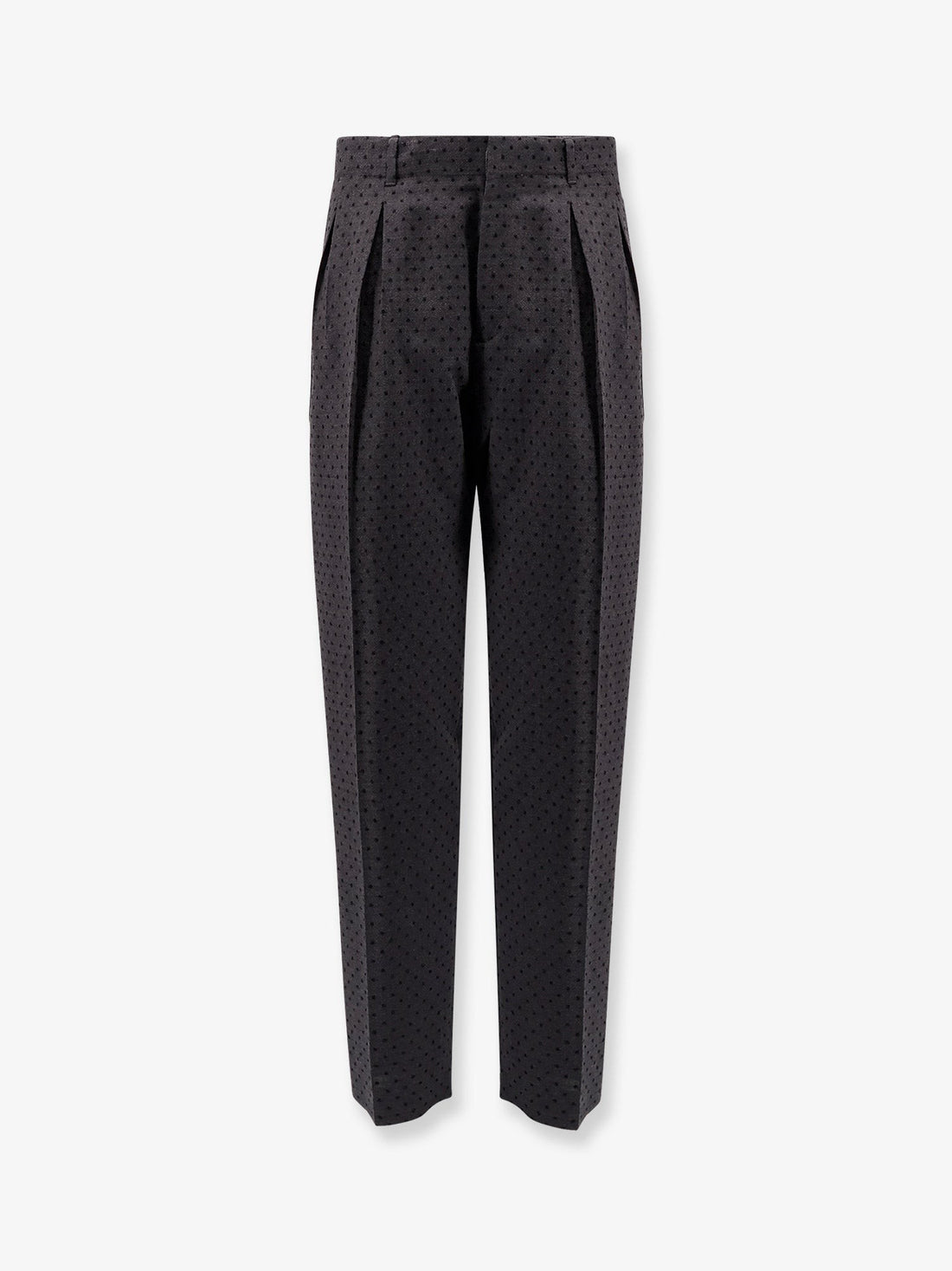 Dior Polka-dots virgin wool and alpaca jacquard trousers