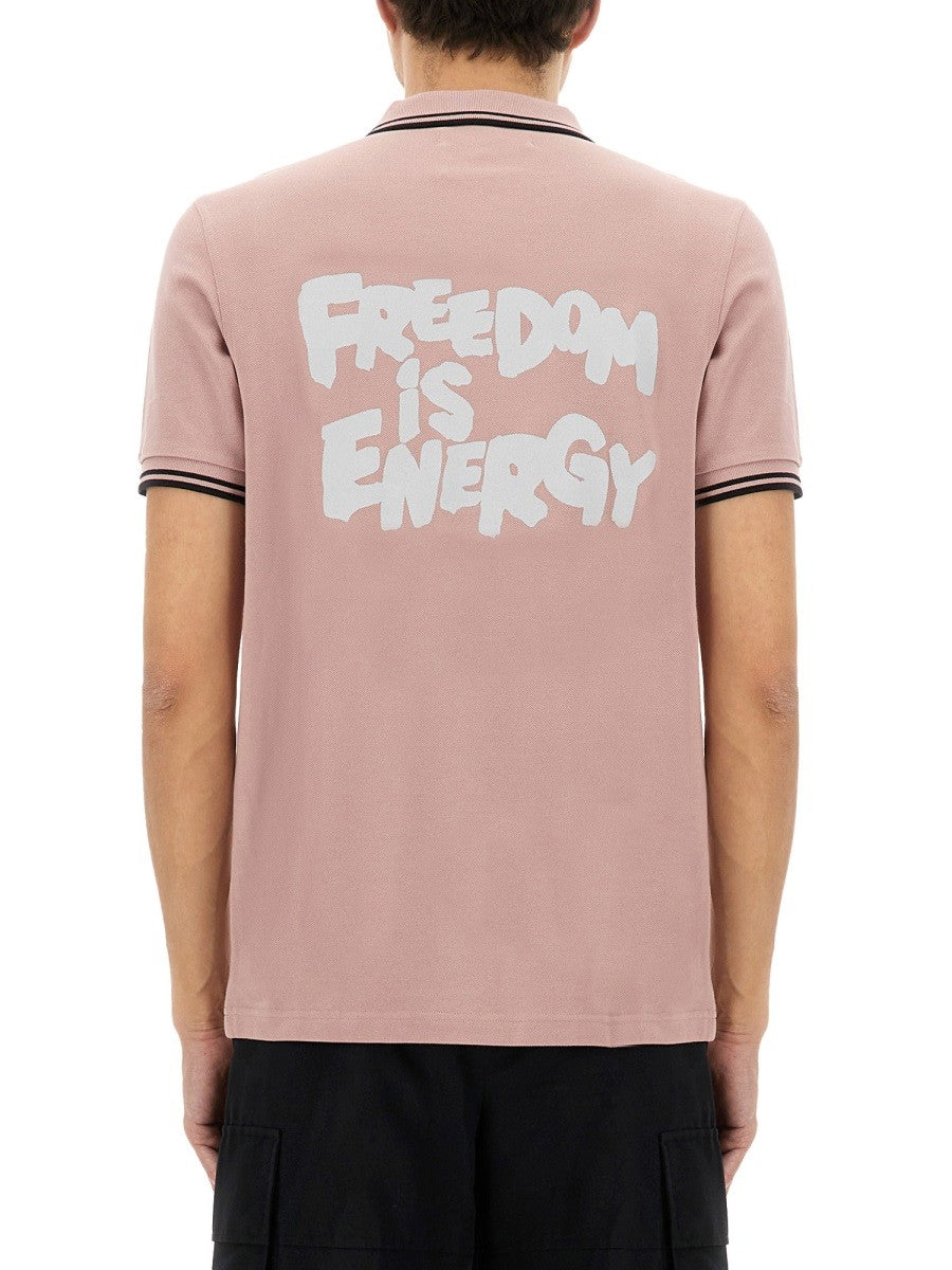 COMME DES GARCONS SHIRT POLO "FREEDOM"