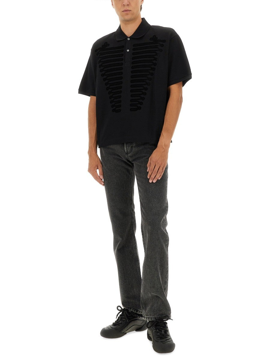 Alexander Mcqueen POLO SHIRT "CEREMONIAL BOXY"