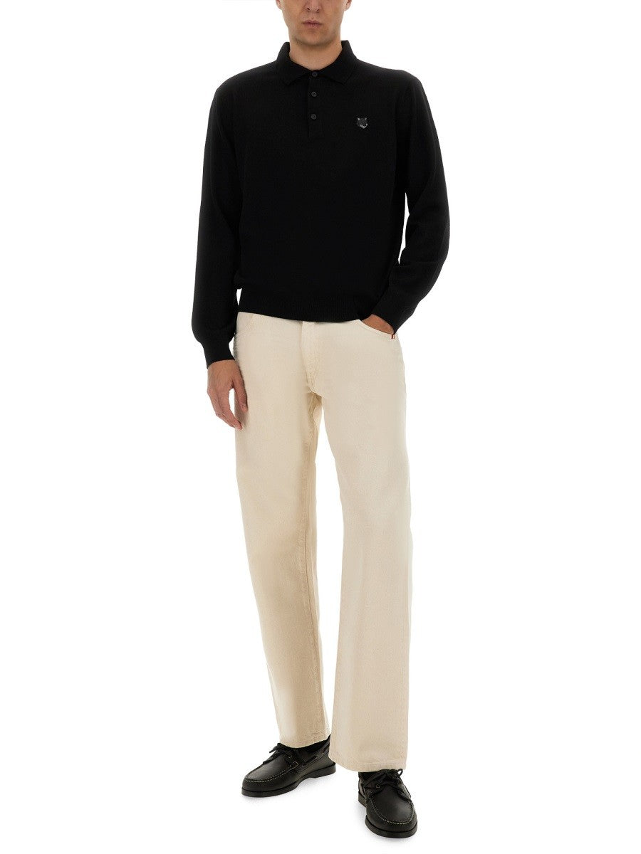 Maison Kitsune POLO SHIRT "FOX HEAD"