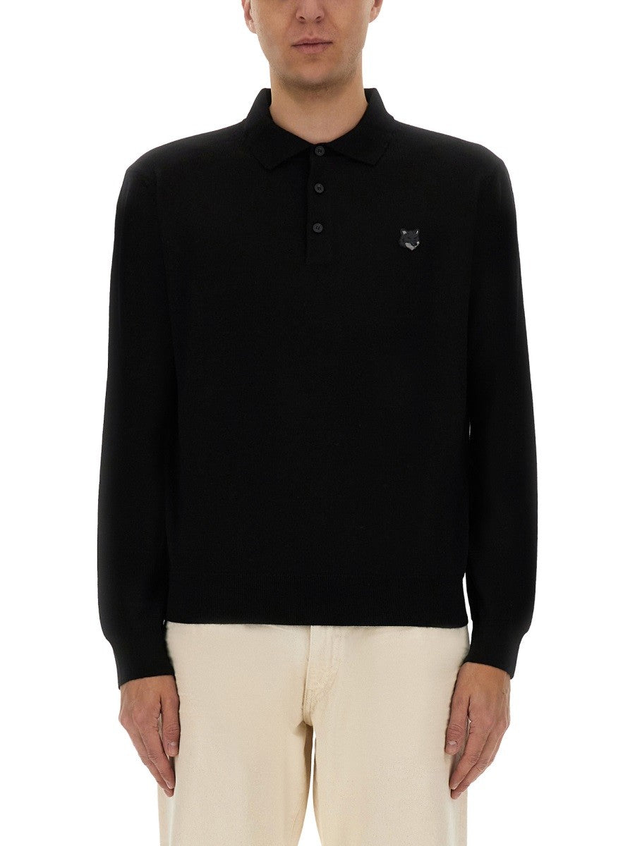 Maison Kitsune POLO SHIRT "FOX HEAD"