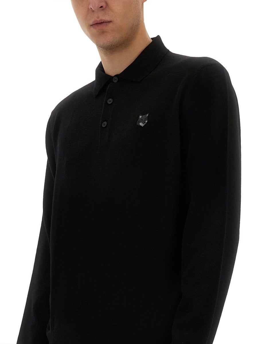 Maison Kitsune POLO SHIRT "FOX HEAD"