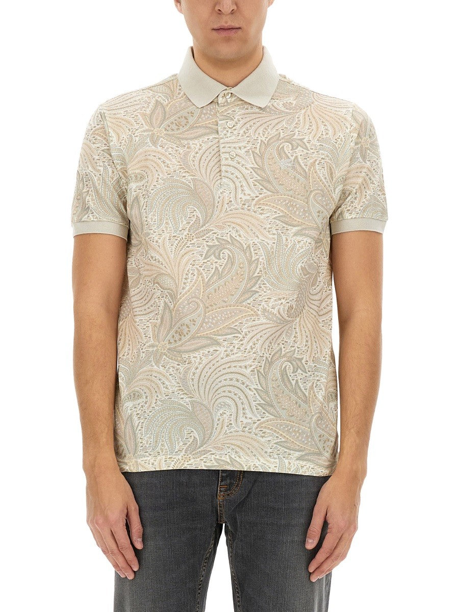 Etro POLO SHIRT WITH PRINT
