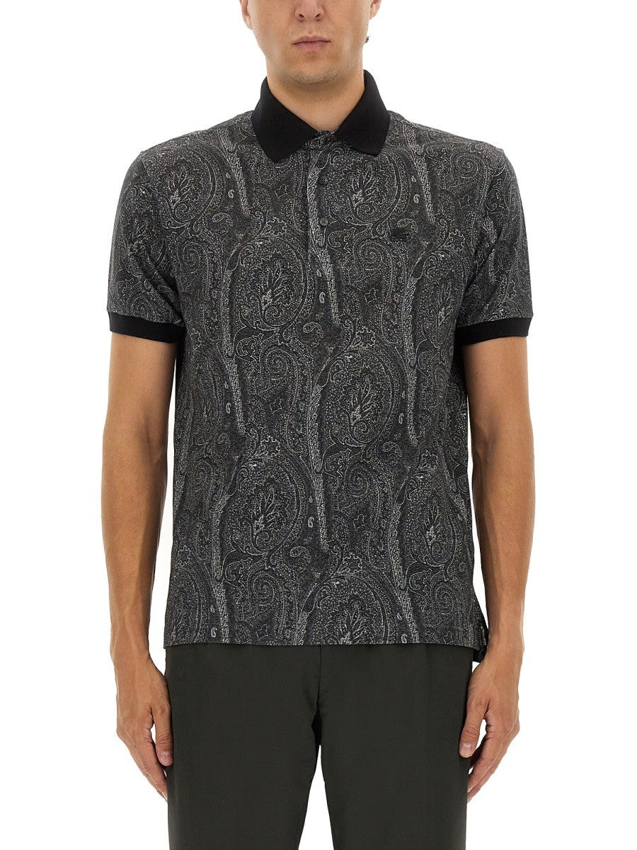 Etro POLO SHIRT WITH PRINT