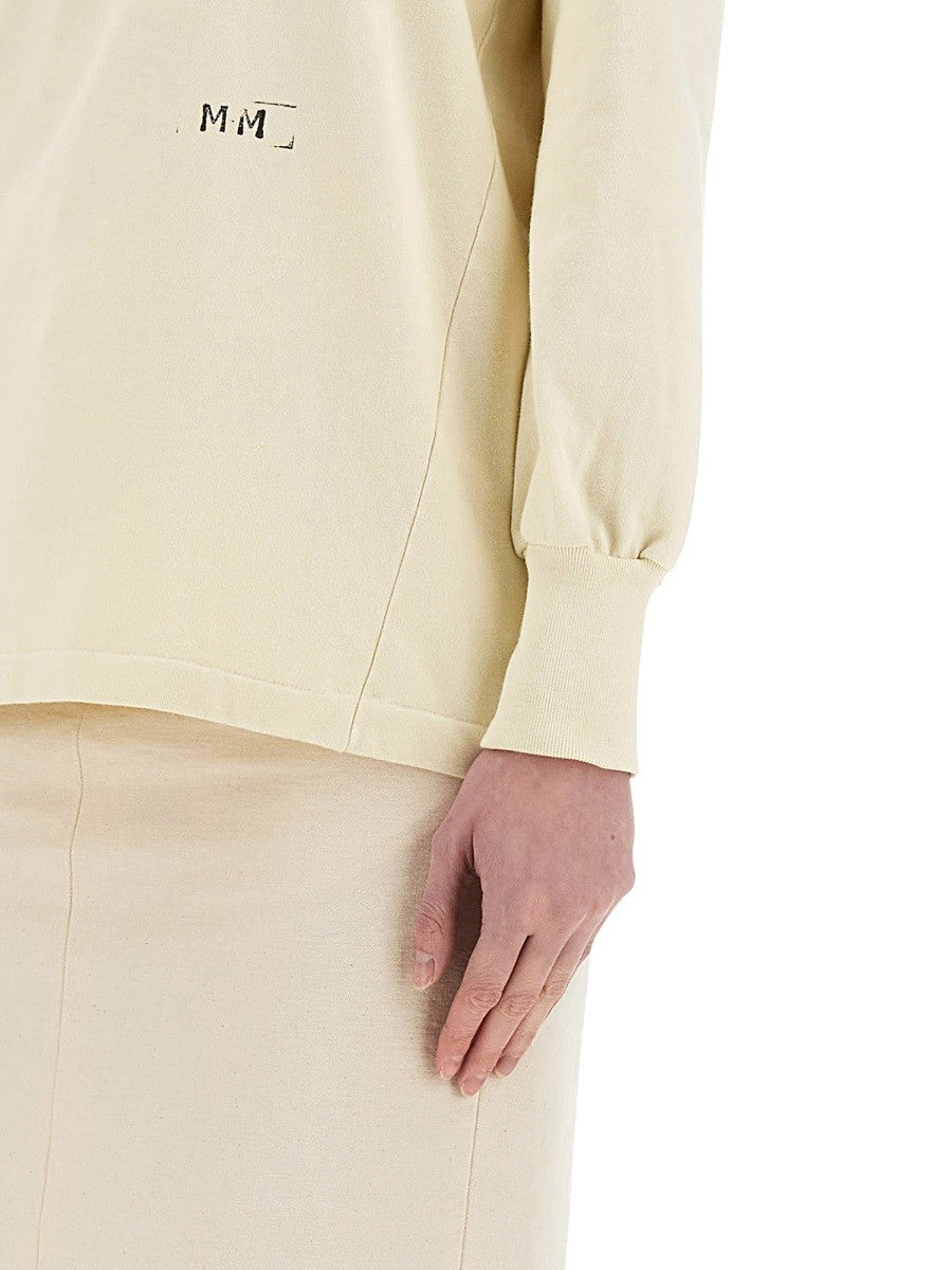 Maison Margiela POLO SHIRT WITH PRINT