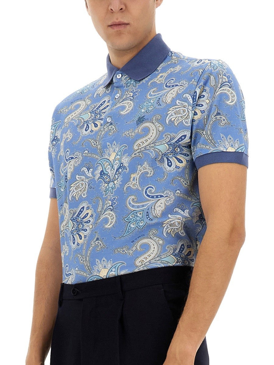 Etro POLO SHIRT WITH PRINT