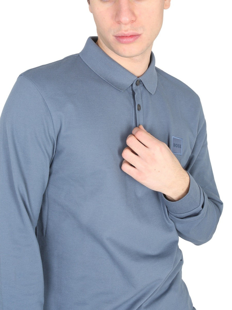 Boss POLO WITH LOGO PATCH