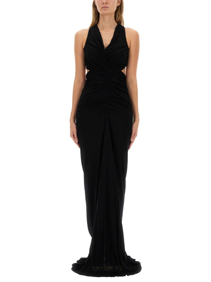 RICK OWENS LILIES "POPPY" LONG DRESS