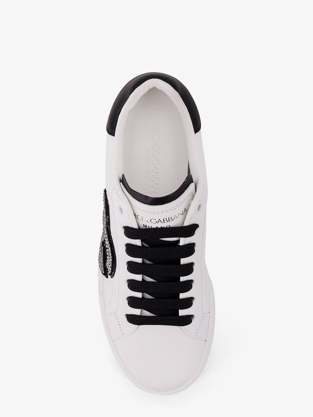 Dolce & Gabbana Portofino Light Strobel leather low-top sneakers