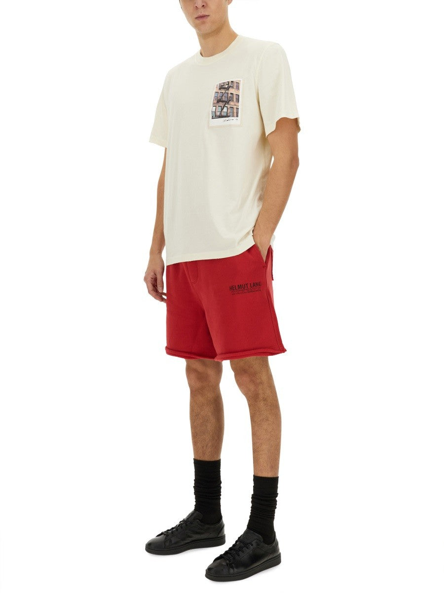 Helmut Lang "POSTCARD BUILDING" T-SHIRT