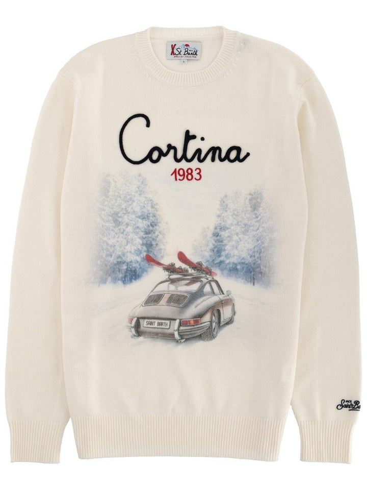 MC2 SAINT BARTH PRINTED SWEATER