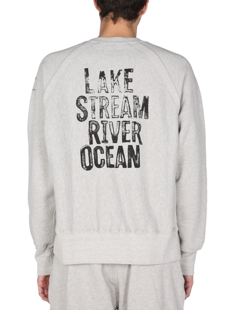 ENGINEERED GARMENTS PRINTED SWEATSHIRT