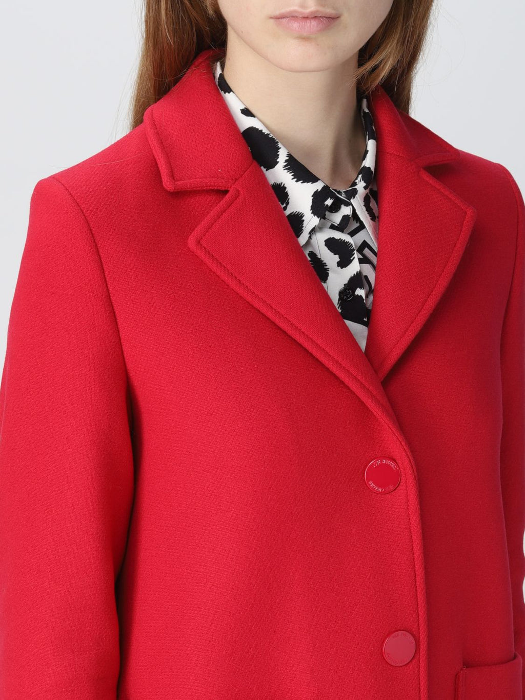 Love Moschino Woman Red Coats