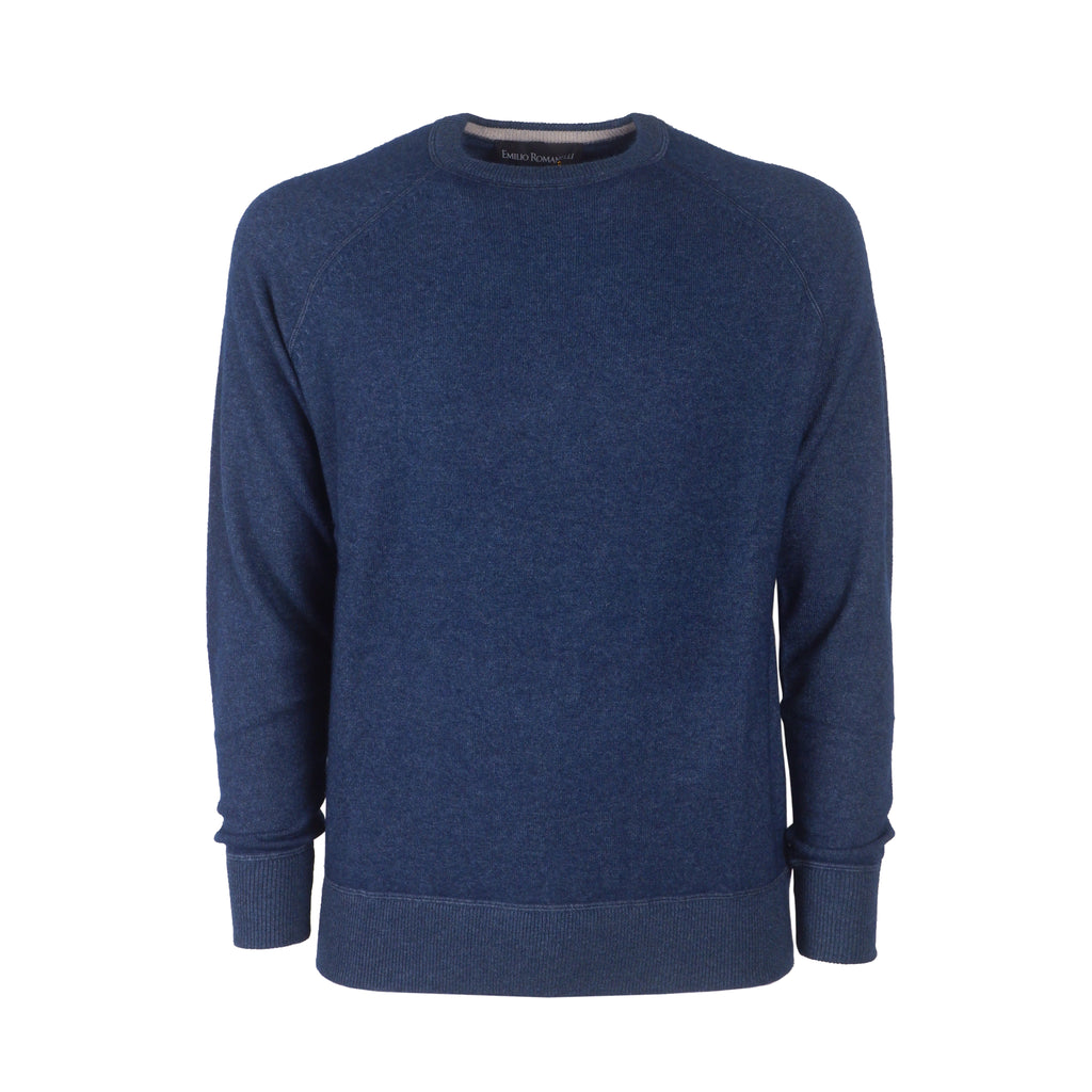 Emilio Romanelli Man Light Blue Sweaters