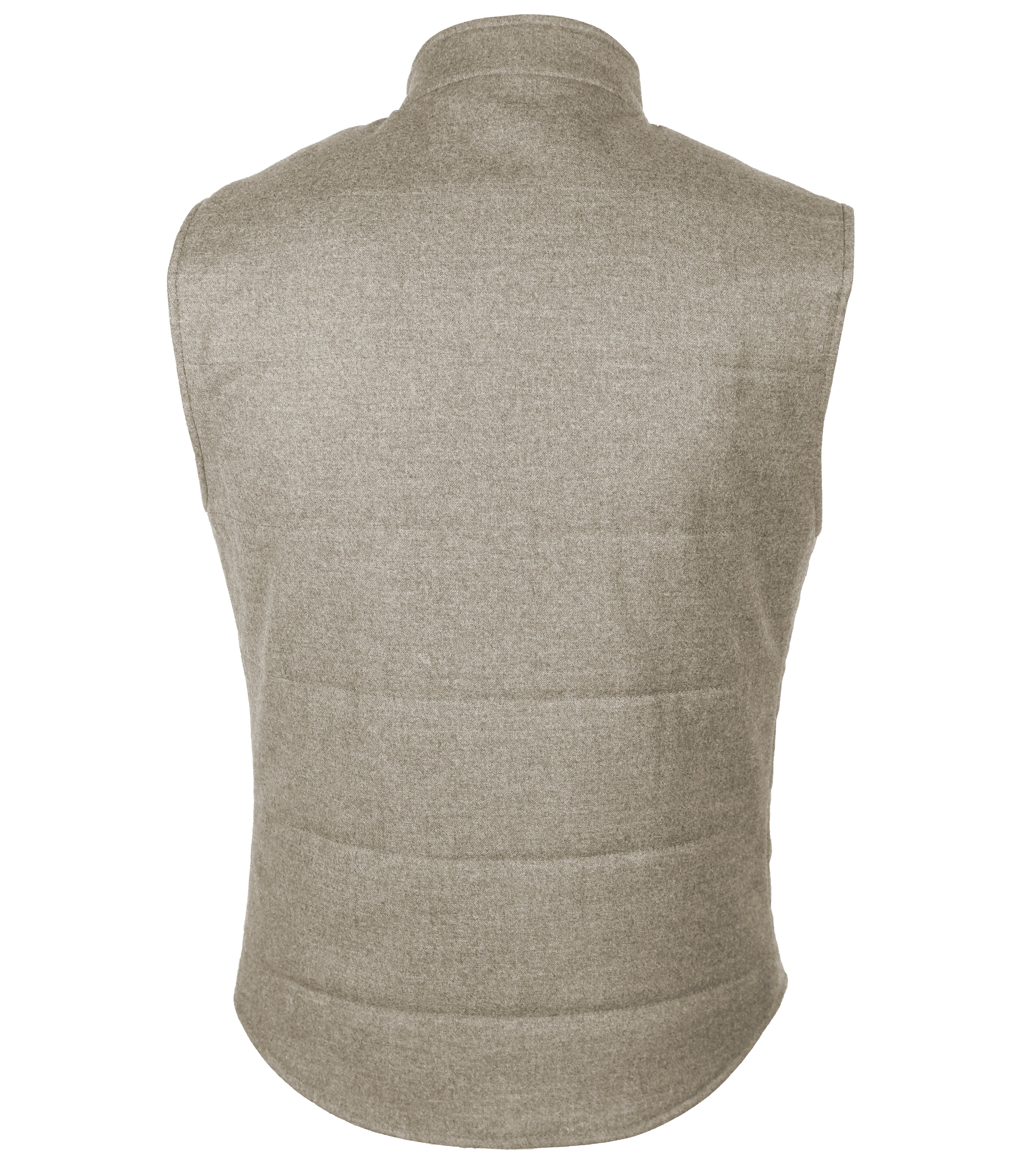 Loro Piana Fabric Man Vest Wool Cashmere Beige