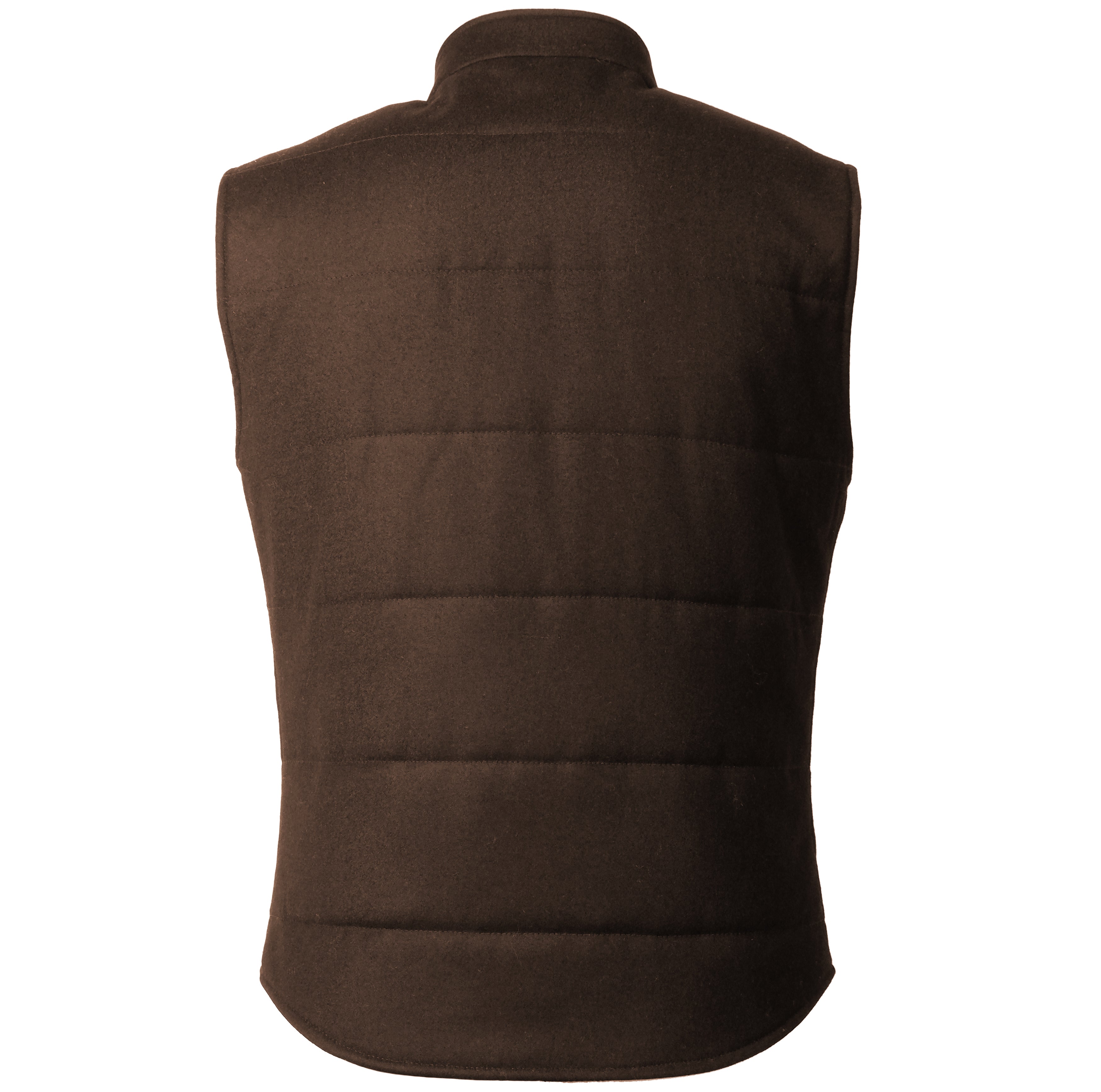 Loro Piana Fabric Man Vest Wool Cashmere Brown