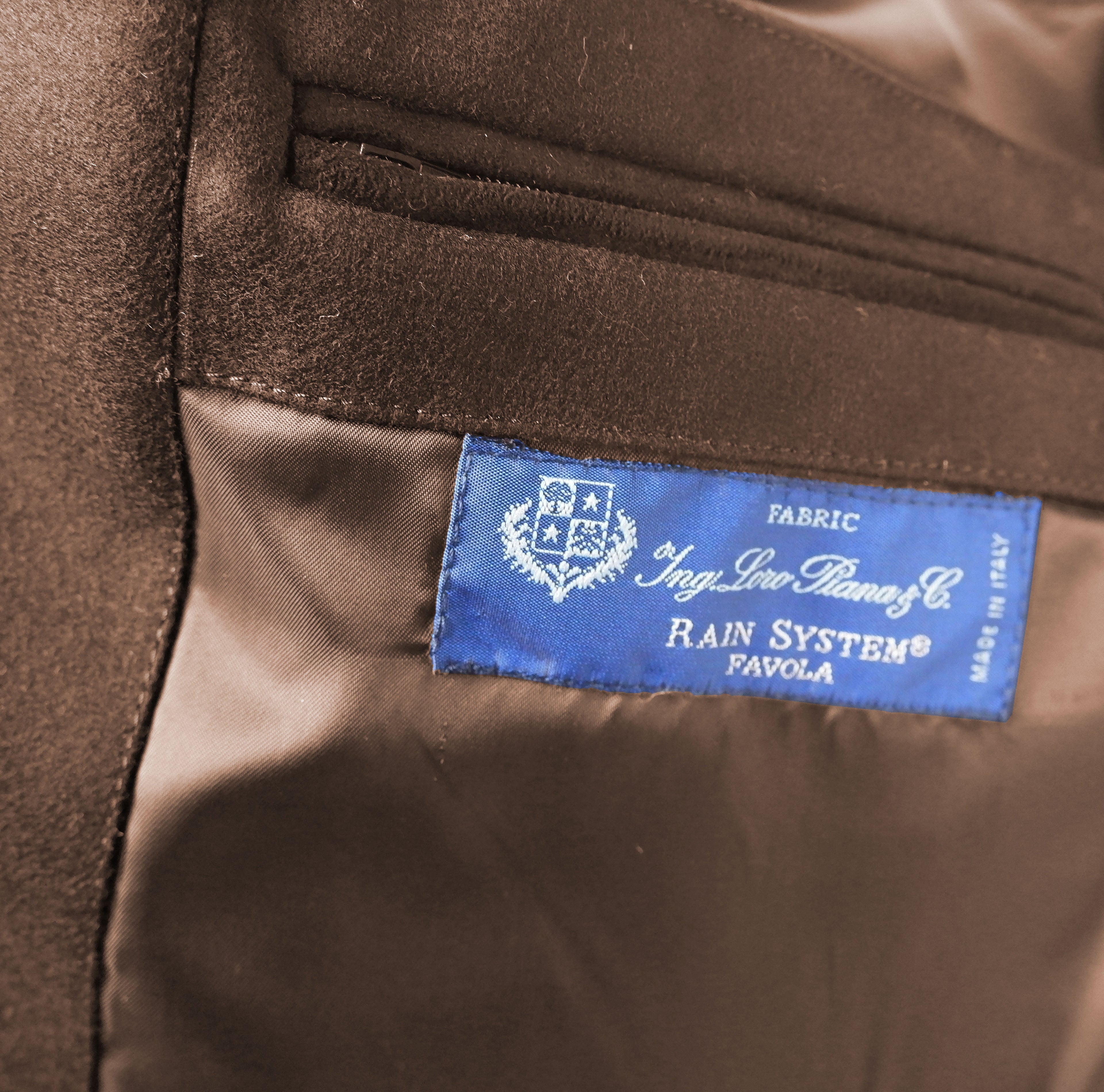 Loro Piana Fabric Man Vest Wool Cashmere Brown