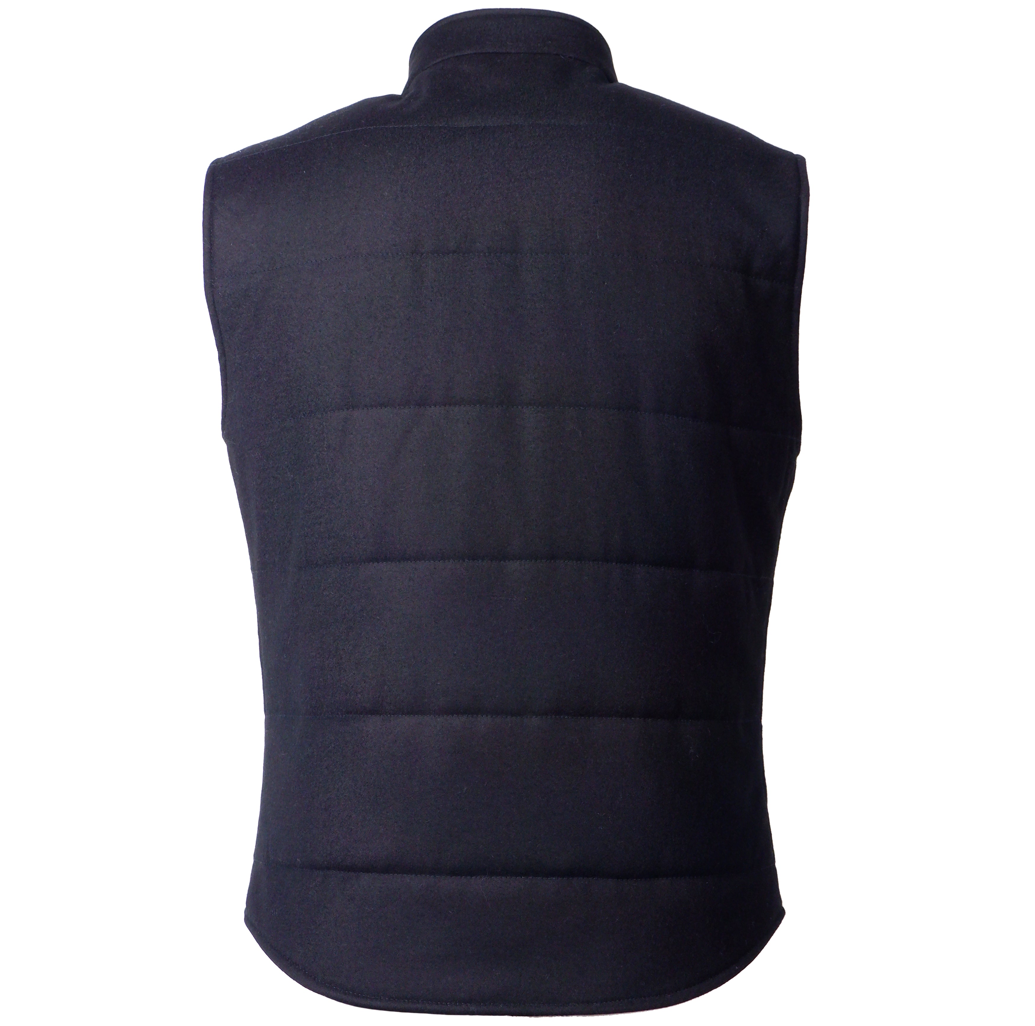 Loro Piana Fabric Man Vest Wool Cashmere Blue