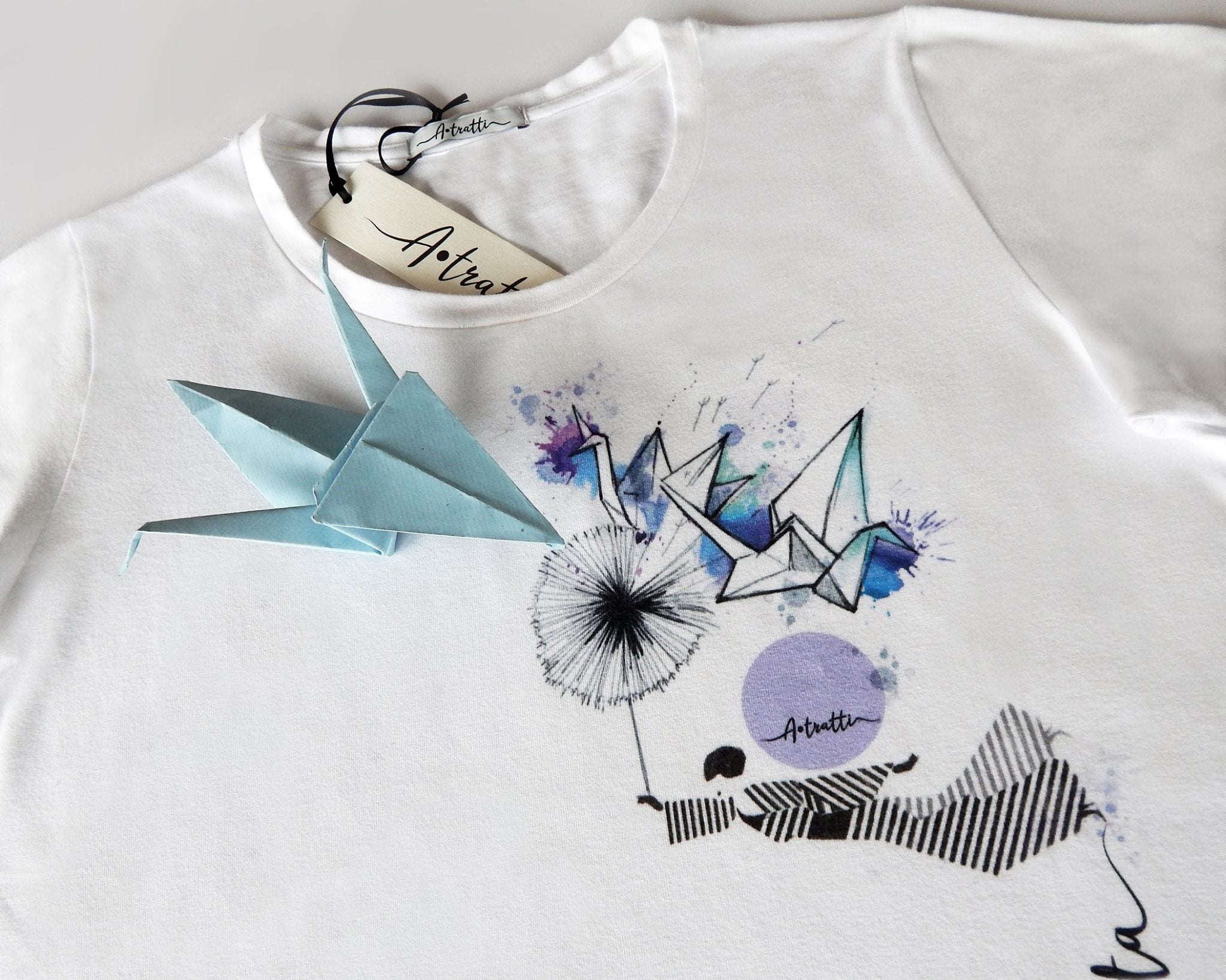 A.Tratti Woman Volo T-Shirts Tops White