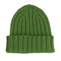 100% Cashmere Woman Green Caps