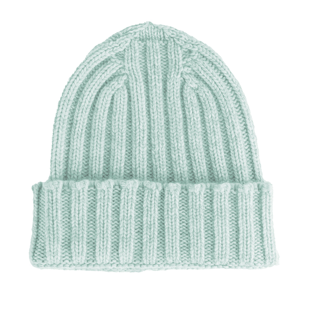 100% Cashmere Man Light Blue Caps