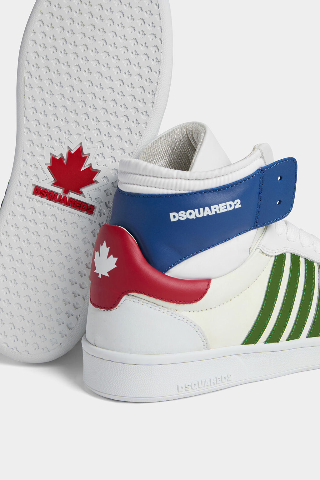 Dsquared2 2°choice Man High Boxer Sneakers White