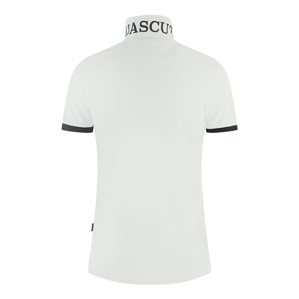 Aquascutum Man White Polo