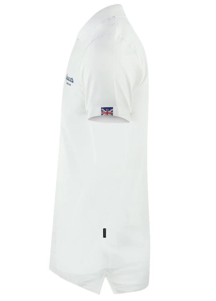 Aquascutum Man White Polo